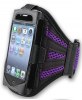 Θήκη Μπράτσου Sports Armband για διάφορα κινητά τηλέφωνα Μαύρο/Μωβ (ΟΕΜ)