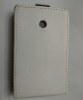 LG Optimus L3 E400 Leather Wallet Case - White (OEM) Version