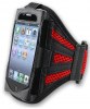 Universal Sports Armband for Small Smartphones (Black/Red)