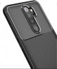 Xiaomi Note 8 Pro Carbon Fiber TPU Silicone Shockproof Rear Cover (Black) (oem)