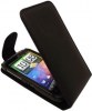 HTC Desire S Leather Flip Case (Black) (OEM)