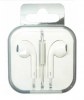 White Handsfree D4 Stereo EarPods with 3.5mm Jack for Apple, Samsung, HTC, BlackBerry & LG