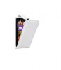 Nokia XL Dual Sim - Leather Flip Case White (OEM)