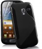 Samsung Galaxy Ace 2 (I8160) TPU Silicone Case - Black (S-Line)