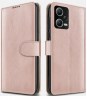ΘΗΚΗ ΠΟΡΤΟΦΟΛΙ ΣΥΝΘΕΤΙΚΗ ΔΕΡΜΑΤΙΝΗ ΓΙΑ XIAOMI REDMI NOTE 13 5G ΜΕΤΑΛΛΙΚΟ ΡΟΖ (oem)