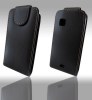 Nokia C5-03 Flip Case (Leather, Black) (OEM)
