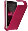 Sony Xperia Sole MT27i Δερμάτινη Θήκη Flip - Φούξια