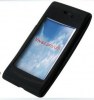 BLACK SILICONE CASE FOR SONY ERICSSON vivaz pro u8i