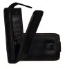 LG Optimus L3 E400 Flip Leather Case (Black) (OEM)