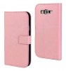Samsung Galaxy Grand Neo i9060 - Leather Wallet Case With Stand Pink (OEM)