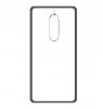 TPU Silicone back cover case Clear with frame black for Nokia 5 (oem)