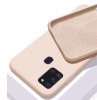 Silicone Case for Samsung A21S Beige Pink (OEM)