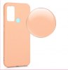 Θήκη ματ tpu σιλικονη μαλακή πίσω κάλυμμα για Samsung Galaxy M31 - ροδακινι χρωμα (oem)