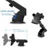 Black & Grey Silicone Car Mobile Phone Stand Sucker 327 (OEM)