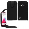 LG L50 D213N - Δερμάτινη Θήκη Flip Μαύρο (OEM)
