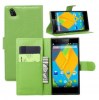ZTE Blade Vec 4G - Δερμάτινη Θήκη Stand Πορτοφόλι Πράσινο (OEM)
