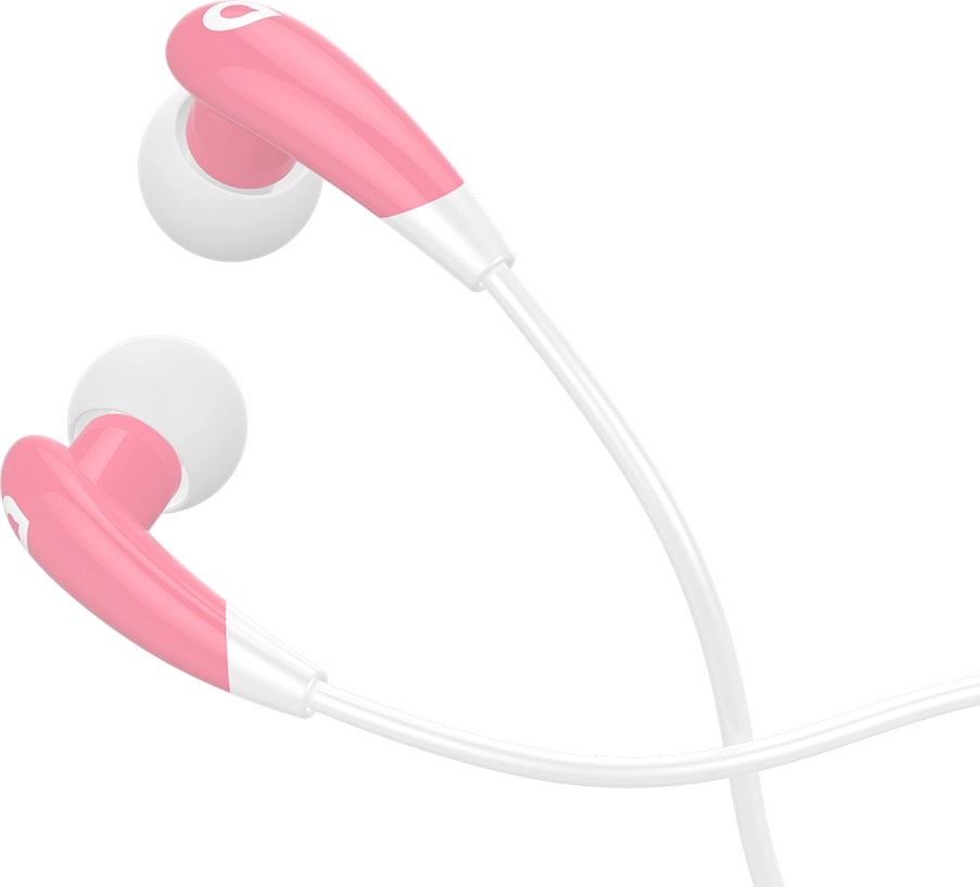 Accutone Aquarius In-ear Handsfree με Βύσμα 3.5mm Ροζ