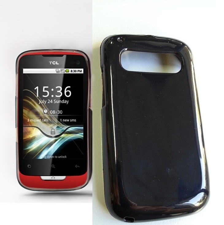 Θήκη Σιλικόνης για Alcatel One Touch OT-985 Μαύρη (ΟΕΜ)