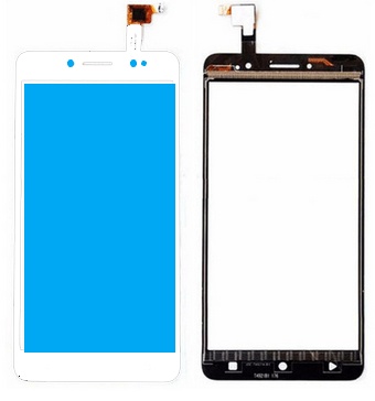 Alcatel One Touch, Touch screen Digitizer Pixi 4 OT-8050D OT8050 8050D 8050 in White (Oem) (Bulk)