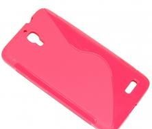 Fucshia Silicone Case for Alcatel OT6030/idol (OEM)