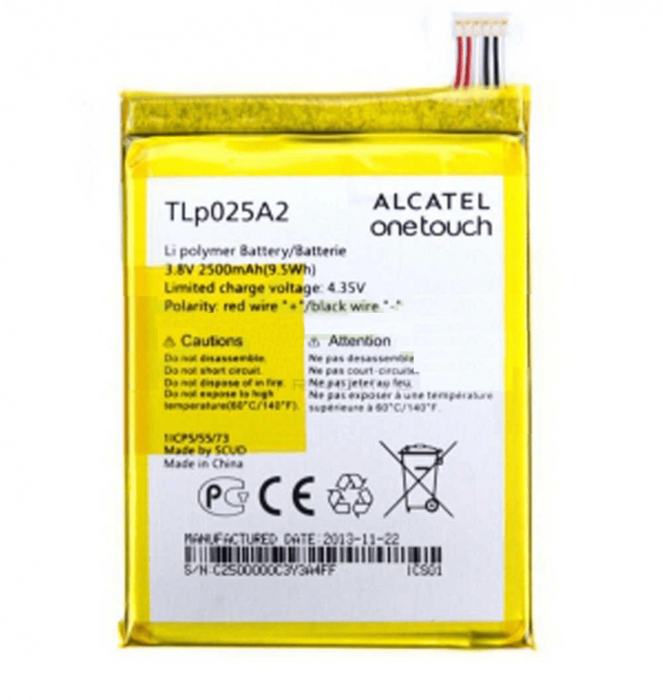 Alcatel Battery for One Touch Scribe Easy 8000 / 8000D (TLp025A2) (Original Bulk)