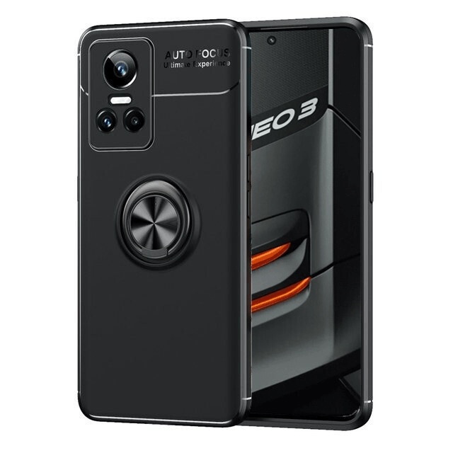 Ancus Autofocus Shock Proof Back Cover Black (Realme GT Neo 3)
