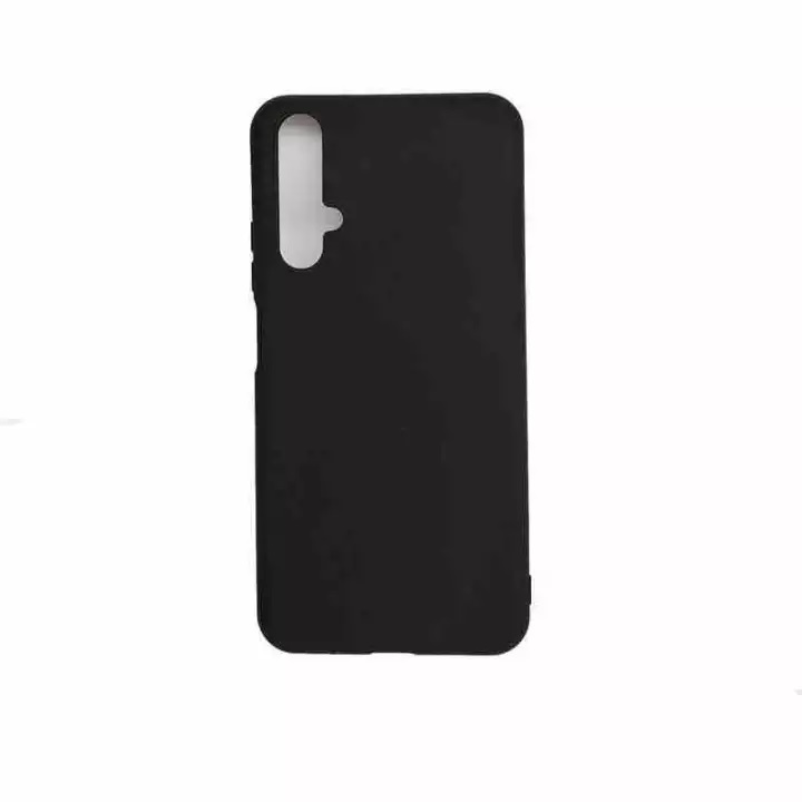 Honor 20 / NOVA 5T Matt Silicone Back Cover (Black) (HUAWEI) (Honor 20/NOVA 5T)
