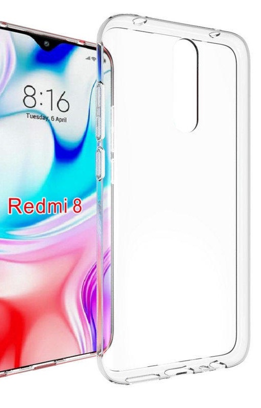ΔΙΑΦΑΝΗ ΘΗΚΗ ΣΙΛΙΚΟΝΗΣ (BACK COVER) ΓΙΑ XIAOMI REDMI 8