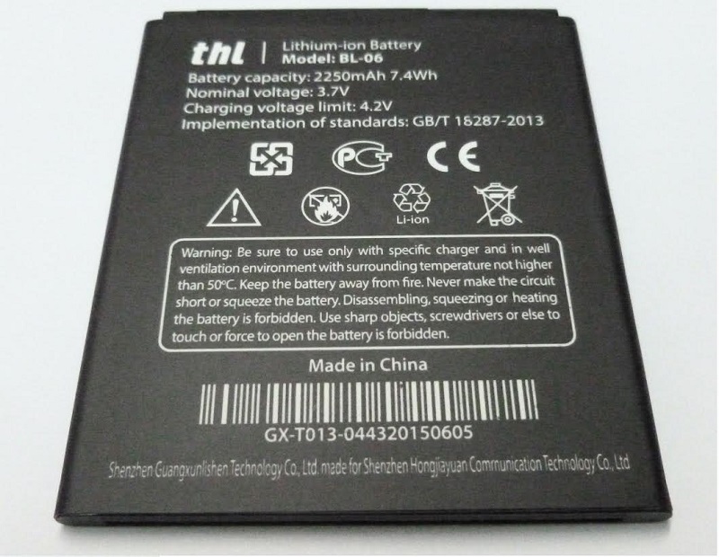 Αυθεντική Μπαταρία BL-06 για το THL T6/T6S/T6 Pro 3.7V 2250mAh 7.4Wh (OEM)