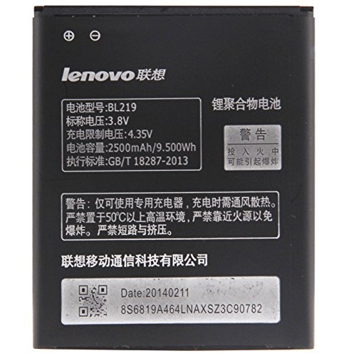Αυθεντική BL219 Μπαταρία για το Lenovo A850+ A916 A880 A889 S856 3.8V 2500mAh (Bulk) Αυθεντική BL219 Μπαταρία για το Lenovo A850+ A916 A880 A889 S856 3.8V 2500mAh (Bulk)