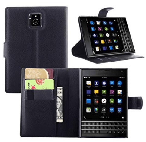 Θήκη βιβλίο για BlackBerry Passport Q30 Μαύρο (ΟΕΜ)