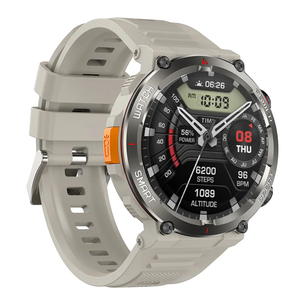 Blackview Multi-Function Smartwatch (Khaki) with Flashlight & GR Menu