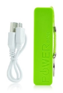 Blun Portable Battery Charge Power Bank USB 2600mAh Green