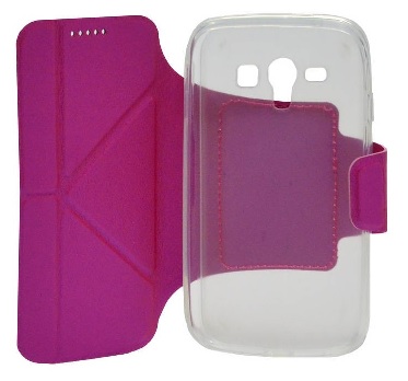Θήκη Book Ancus Classic για Samsung i8262D Galaxy Core Duos Φούξια (Ancus)