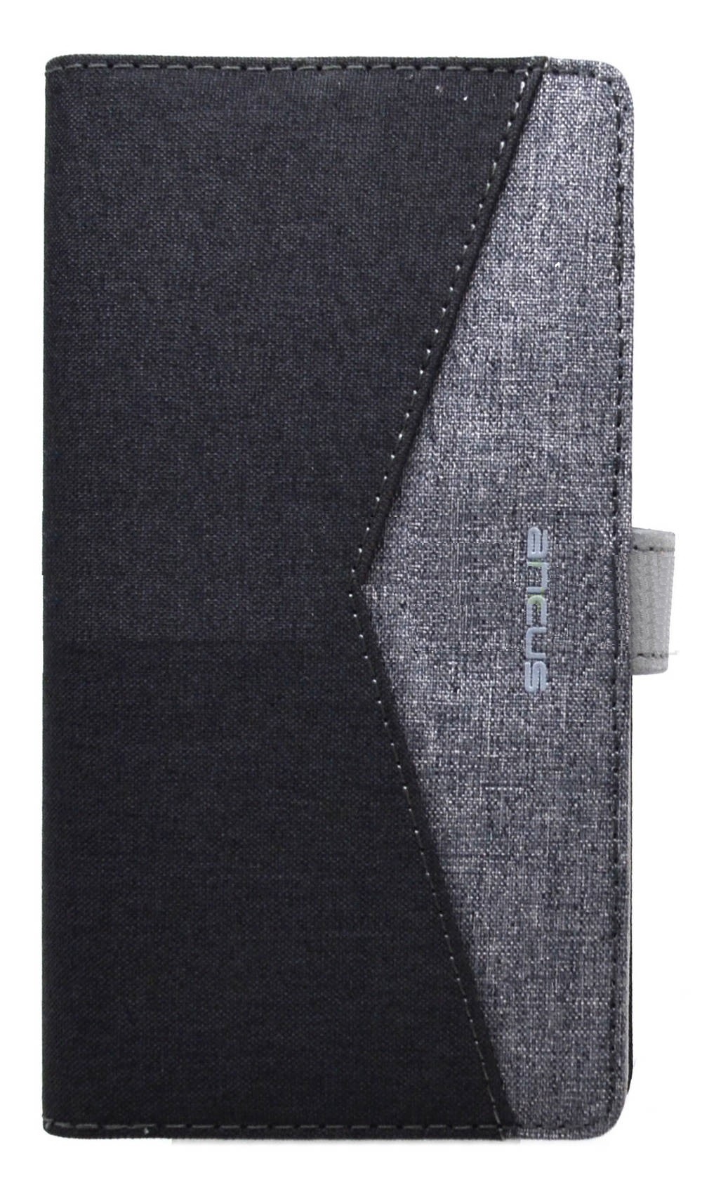 Ancus Book Envelope Universal Case for Smartphones - (4.3-inch) (3.5-inch) (Black-Grey) (Ancus)