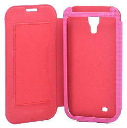 Θήκη Book Ancus για Samsung i9505/i9500 Galaxy S4/Vodafone Smart 4 Κόκκινο - Ρόζ (Ancus)