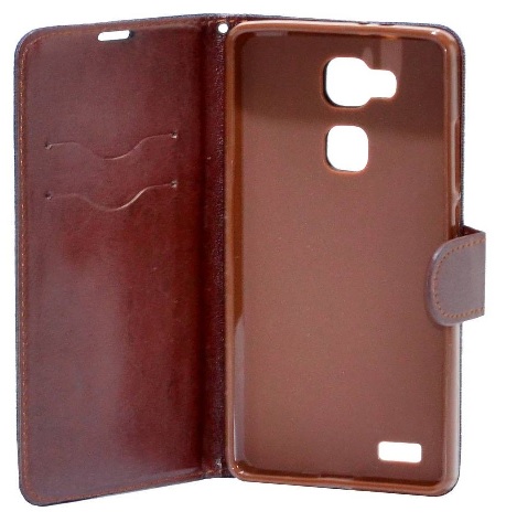 Book Case Ancus Teneo Fabric for Huawei Ascend Mate 7 Dark Blue (Ancus)