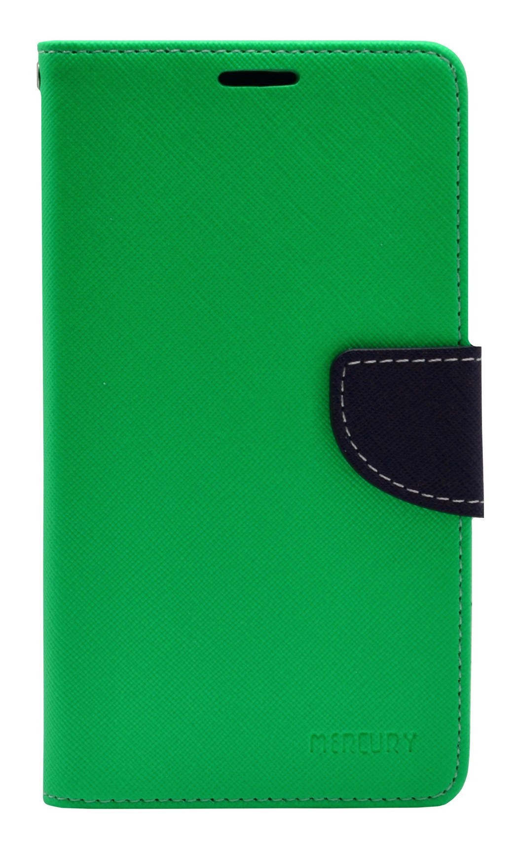 Book Mercury Goospery Case for Samsung Galaxy Note 3 (N9005) - New Green / Dark Blue