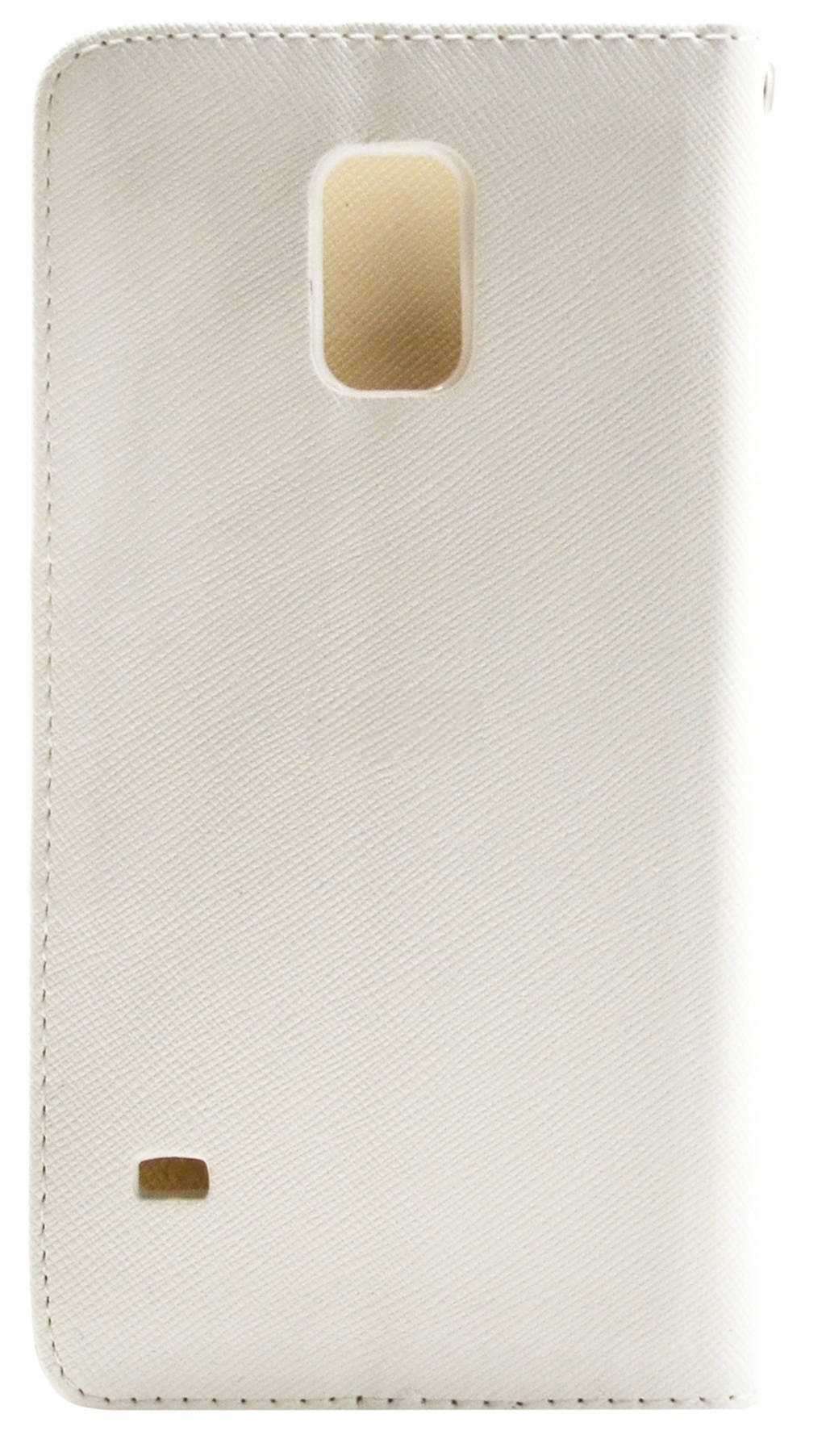 Θήκη Book Mercury Goospery για Samsung SM-G900F Galaxy S5 Λευκή (Ancus)