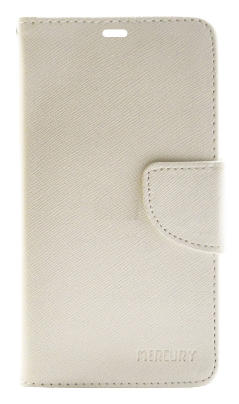 Θήκη Book Mercury Goospery για Samsung SM-G900F Galaxy S5 Λευκή (Ancus)