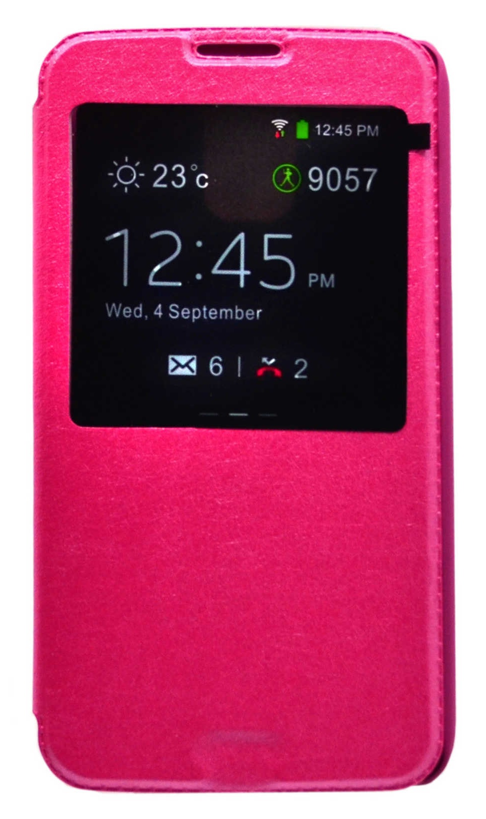 Ancus Book S-View Case for Samsung Galaxy S5 (SM-G900F) (Pink) (Ancus)
