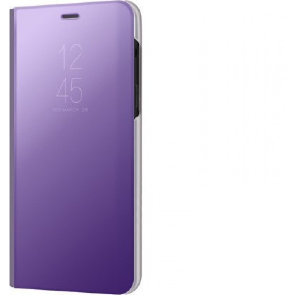Θήκη Clear View για Huawei Y6 (2018) Μωβ (ΟΕΜ)