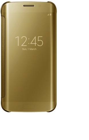Θήκη Clear View για Samsung Galaxy J3 (2018) ΧΡΥΣΟ (OEM)