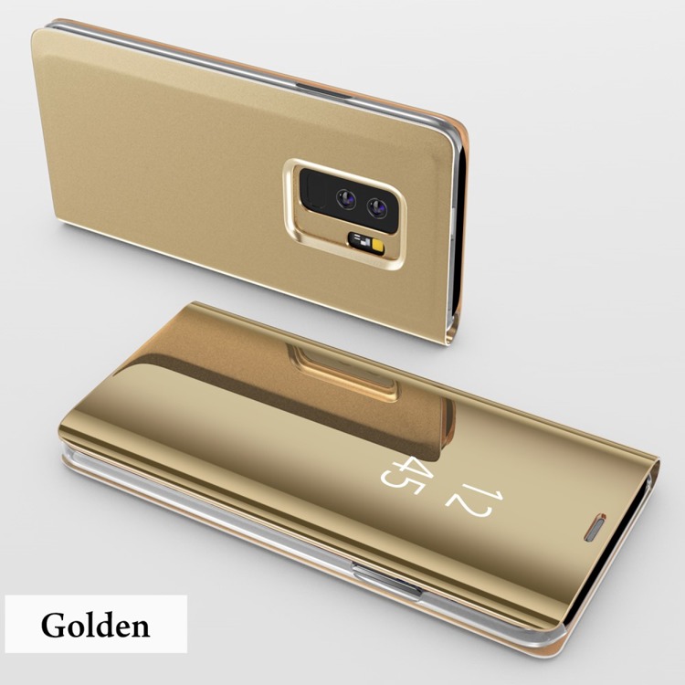 Mirror Clear View Cover Flip for Samsung Galaxy S9 PLUS GOLD (OEM)