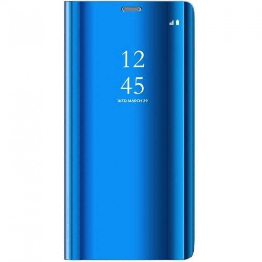 Clear view standing cover for Samsung Galaxy  A10 blue