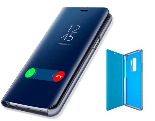 Mirror Clear View Cover Flip for Xiaomi Redmi NOTE 4X  Blue (OEM)
