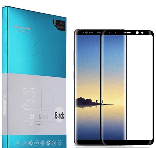 CP+ MAX Series 3D Curved Edge-Full Coverage Screen Protector (Black) for Samsung Galaxy S8 Plus (OEM)
