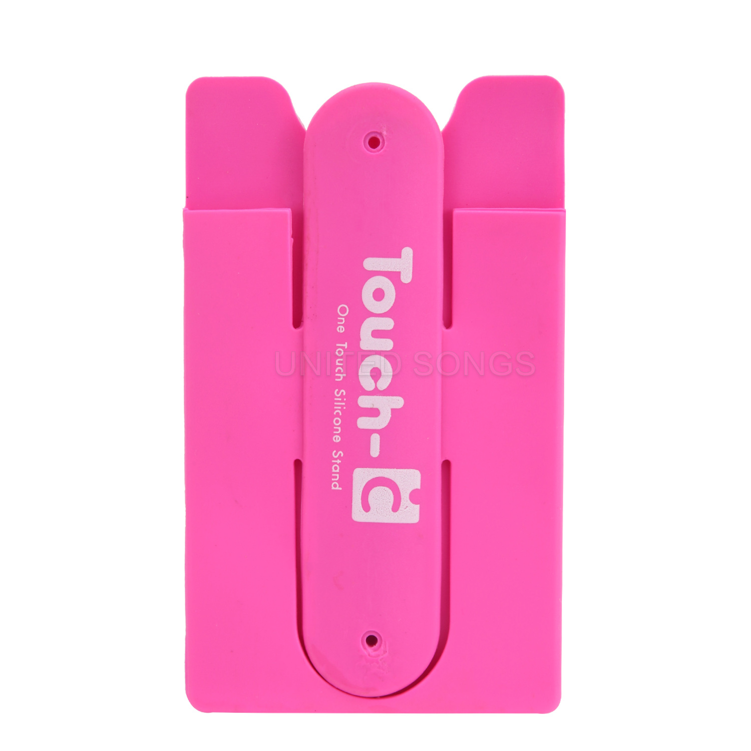 Pink 2-in-1 Credit Card & Phone Holder Sleeve Support (OEM)