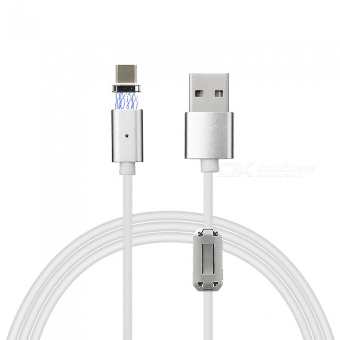 Cwxuan USB Type-C Detachable Magnetic Charging Data Cable (120cm)