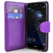 Leather Case foldable for Huawei P10 Lite Purple (OEM)